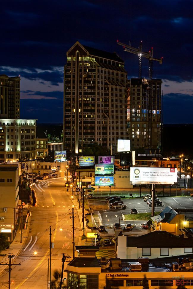Buckhead Street at Night Buckhead Street at Night