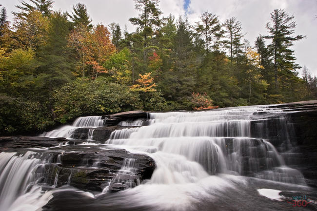 Triple Falls Waterfall - Brevard North Carolina