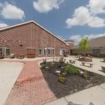 North Carolina State Veterans Home - Fayetteville: Courtyard